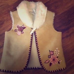 Kids faux fur vest